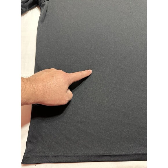 New York Yankees Nike Dri Fit Polo Shirt Mens XXL Black White MLB Baseball *READ - Picture 4 of 12